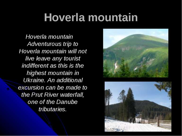 Hoverla mountain Hoverla mountain Adventurous trip to Hoverla mountain will n...