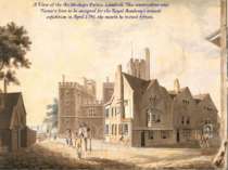A View of the Archbishop's Palace, Lambeth. This watercolour was Turner's fir...