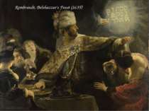 Rembrandt, Belshazzar's Feast (1635)
