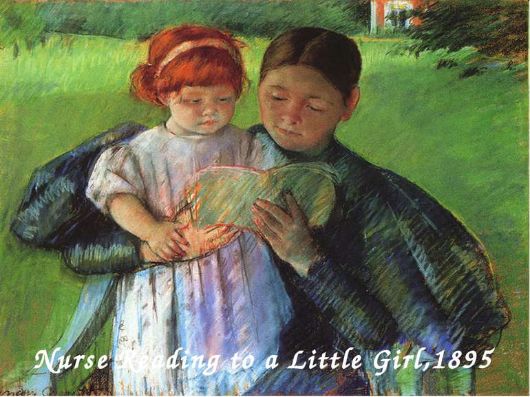 Nurse Reading to a Little Girl,1895