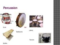 Percussion Drum Tambourine Lytavry Xylofon Tom-tom