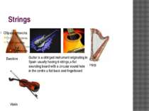 Strings Bandore Harp Violin Guitar is a stringed instrument originating in Sp...