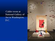 Calder room at National Gallery of Art in Washington, D.C.