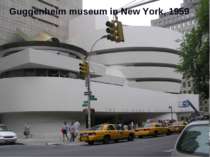 Guggenheim museum in New York, 1959