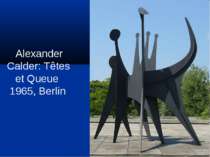 Alexander Calder: Têtes et Queue 1965, Berlin