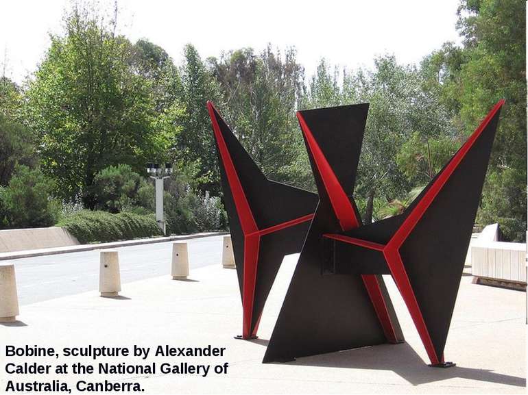 Bobine, sculpture by Alexander Calder at the National Gallery of Australia, C...