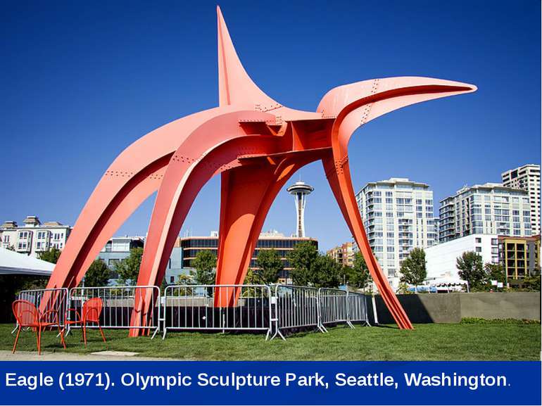 Eagle (1971). Olympic Sculpture Park, Seattle, Washington.