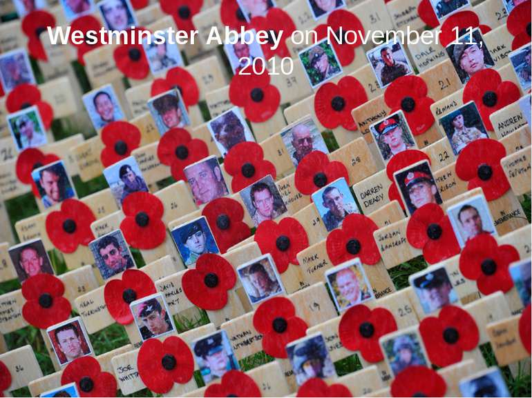 Westminster Abbey on November 11, 2010