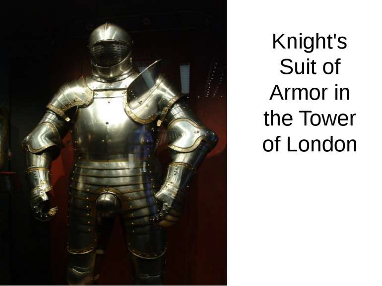 Knight's Suit of Armor in the Tower of London