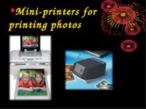 Mini-printers for printing photos