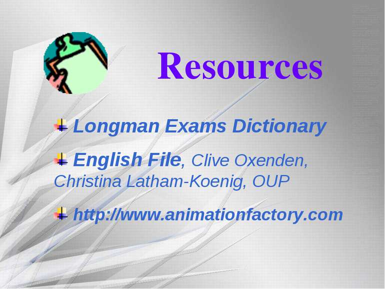 Resources Longman Exams Dictionary English File, Clive Oxenden, Christina Lat...