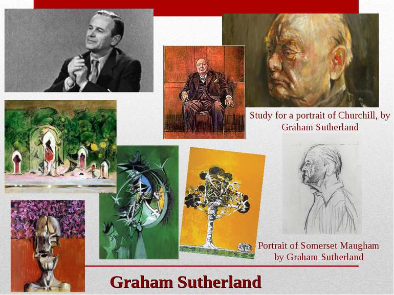 Graham Sutherland Study for a portrait of Churchill, by Graham Sutherland Por...