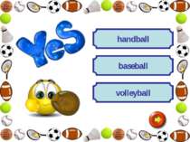 handball volleyball baseball