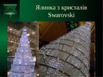 Ялинка з кристалів Swarovski