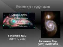 Взаємодія з супутником Галактика Вир (M51) і NGC 5195 Галактика NGC 2207 і IC...