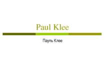 Paul Klee Пауль Клее