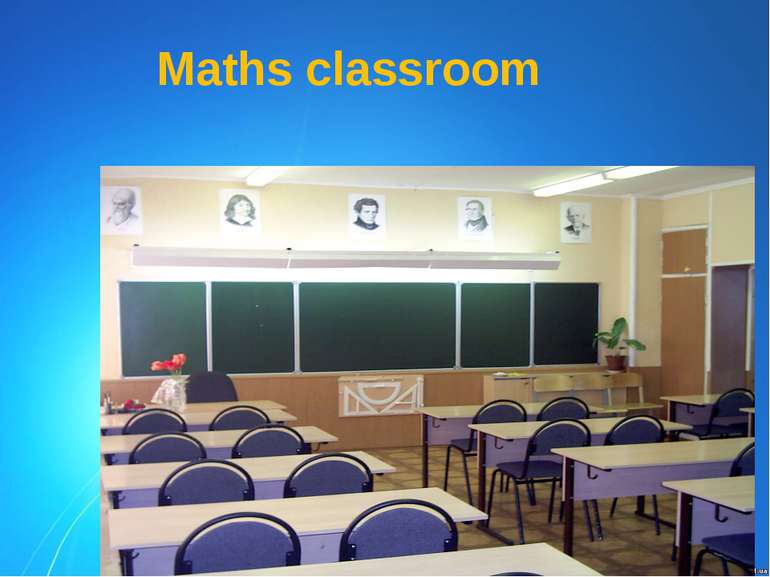 Maths classroom
