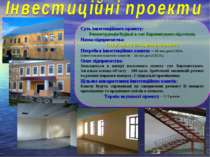 Суть інвестиційного проекту: Реконструкція будівлі в смт Березнегувате під го...