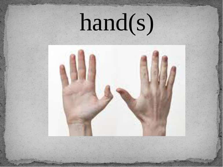 hand(s)