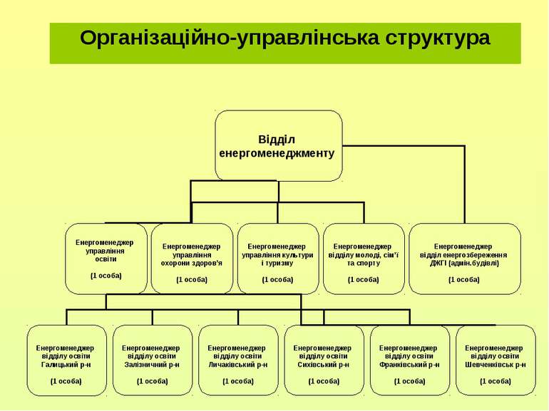 Організаційно-управлінська структура
