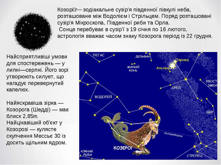Козорі г— зодіакальне сузір'я південної півкулі неба, розташоване між Водоліє...