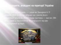 Метеорити, знайдені на території України Метеорит «Княгиня» — упав на Закарпа...
