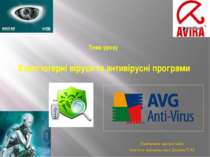 Комп'ютерні віруси та антивірусні програми