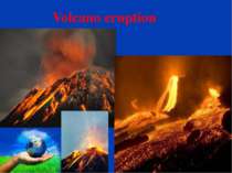 Volcano eruption . Page