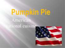 Pumpkin Pie American national cuisine