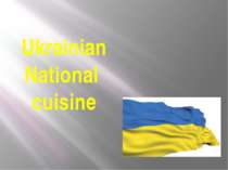 Ukrainian National cuisine