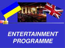 Entertainment Programme