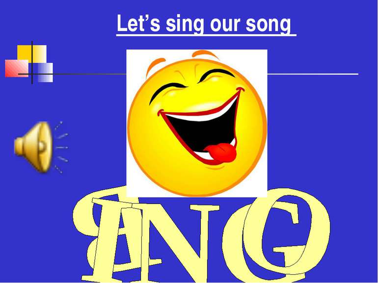 Let’s sing our song