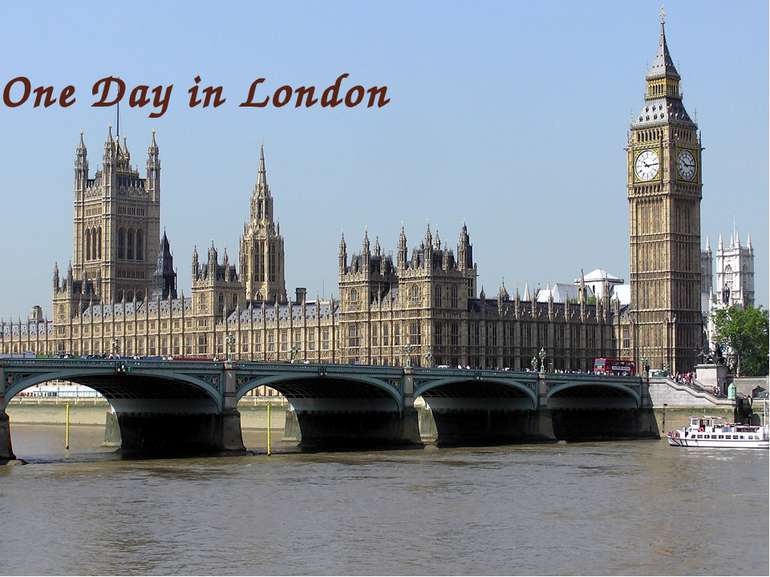 One Day in London