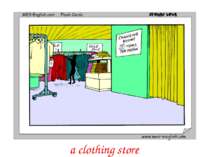 a clothing store
