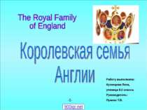 "Королівська сім'я Англії"