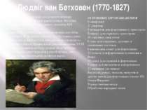 Людвіг ван Бетховен (1770-1827) Много лет прошло с тех пор, как родился велик...