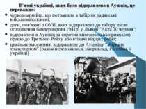 В'язні-українці, яких було відправлено в Аушвіц, це переважно: червоноармійці...