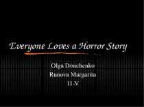 "Everyone Loves a Horror Story"
