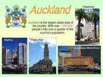 Auckland is the largest urban area of the country. With over 1,260,900 people...