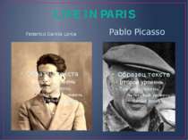 LIFE IN PARIS Federico García Lorca Pablo Picasso