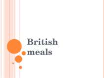 "British meals"