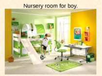 Nursery room for boy.