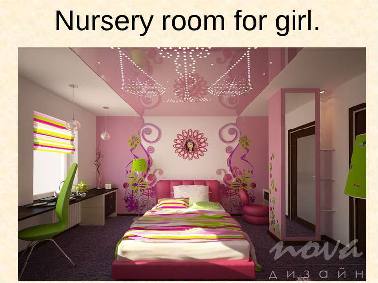 Nursery room for girl.