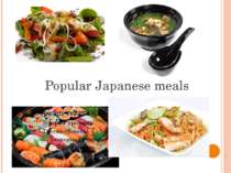 Popular Japanese meals