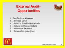 O’Malley, Ouellette, Plourde, & Roy 2009 * External Audit- Opportunities New ...