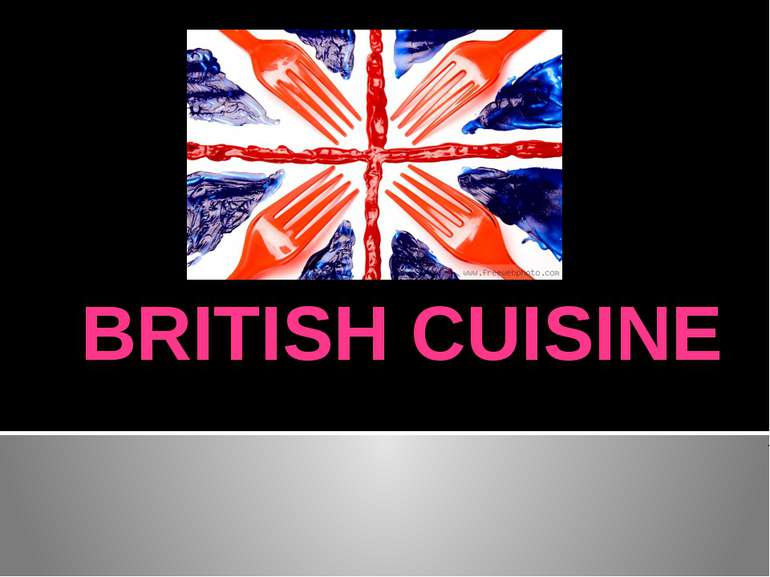 BRITISH CUISINE