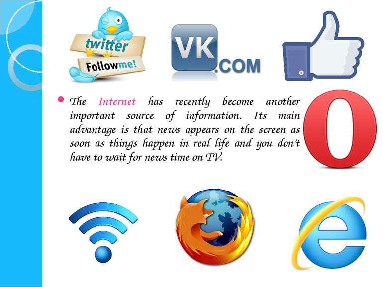 The Internet has recently become another important source of information. Its...