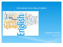 "Interesting Facts About English"