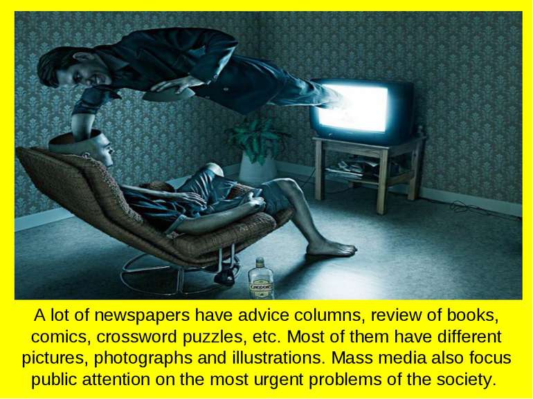 A lot of newspapers have advice columns, review of books, comics, crossword p...