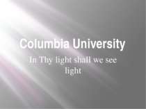 "Columbia University"